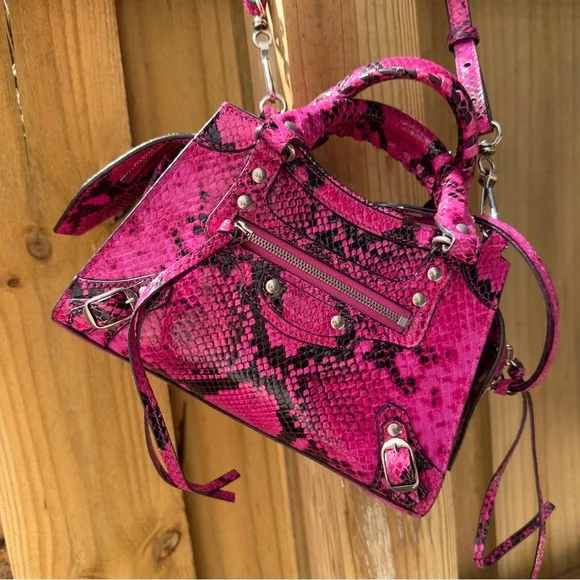 Balenciaga Bags Authentic Balenciaga Neo City Mini Python